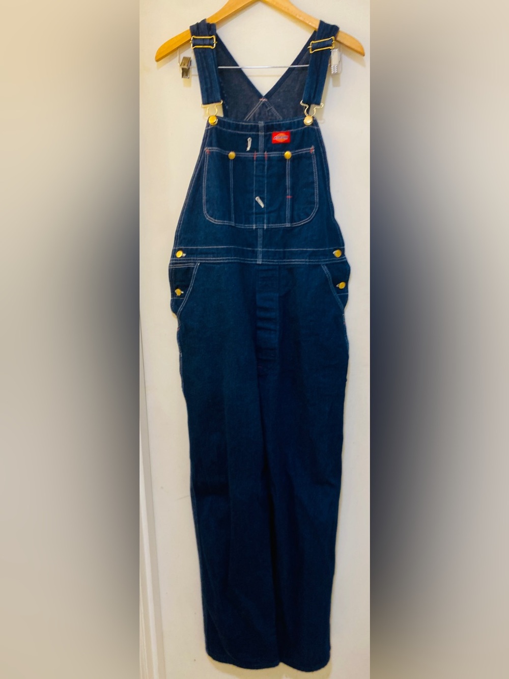 Dickies Classic Denim Bib Overalls in Blue